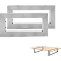AUFUN 2er Set Wandkonsole für Waschtisch 300x150 mm (BxH) von AUFUN