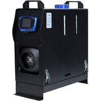 AUFUN 8KW Standheizung Diesel, 12V Luft Dieselheizung Auto Heizung Lufterhitzer, LCD Schalter für RV Boote LKW Wohnmobil Bus (Schwarz mit LCD von AUFUN