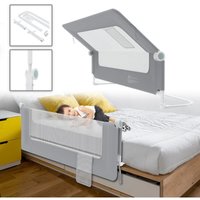 AUFUN Bettgitter Bettschuztgitter Portable 200cm, Faltbar Kinderbettgitter für Kinder Babybettgitter Klappbar, Tragbar, Rausfallschutz Bett für Babys AUFUN Bettgitter Bettschuztgitter Portable 200cm, Faltbar Kinderbettgitter für Kinder Babybettgitter Klappbar, Tragbar, Rausfallschutz Bett für Babys von AUFUN