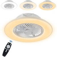 AUFUN Deckenventilator mit Beleuchtung,Dimmbar Deckenleuchte mit Fernbedienung, Modern Leise Lüfter Lampe für Schlafzimmer, Esszimmer, Wohnzimmer, AUFUN Deckenventilator mit Beleuchtung,Dimmbar Deckenleuchte mit Fernbedienung, Modern Leise Lüfter Lampe für Schlafzimmer, Esszimmer, Wohnzimmer, von AUFUN