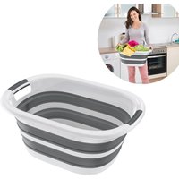 AUFUN Faltbarer Wäschekorb aus Kunststoff Zusammenklappbarer Wäschekörbe Wäschesammler Pfandflaschen Platzsparender Korb für Laundry Wäschewanne,26L, AUFUN Faltbarer Wäschekorb aus Kunststoff Zusammenklappbarer Wäschekörbe Wäschesammler Pfandflaschen Platzsparender Korb für Laundry Wäschewanne,26L, von AUFUN