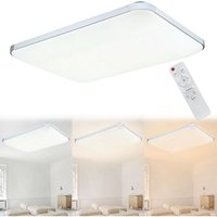 AUFUN LED Deckenleuchte 72W Dimmbar Moderne Rechteck Deckenlampe mit Fernbedienung für Wohnzimmer Schlafzimmer Kinderzimmer Schlafzimmer Flur Keller von AUFUN