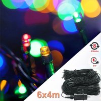 AUFUN LED Lichternetz 6x4m 480LED Vorhang Lichter Netz Beleuchtung Deko Weihnachten Net lights, Außen und Innen Garten, Hochzeit, Party oder Stimmung AUFUN LED Lichternetz 6x4m 480LED Vorhang Lichter Netz Beleuchtung Deko Weihnachten Net lights, Außen und Innen Garten, Hochzeit, Party oder Stimmung von AUFUN