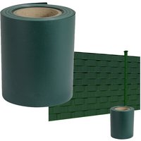 AUFUN PVC-Sichtschutzstreifen: Grün, 130m lang inklusive 60 Stück Befestigungsclips - Perfekt für den Windschutz im Gartenzaun von AUFUN