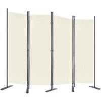 AUFUN Paravent Trennwand Raumteiler Sichtschutz Stellwand Faltbar Sichtschutzwand Verstellbar Raumteiler für Büros, Garten Balkon (225cm x 180cm, von AUFUN