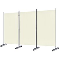 AUFUN Raumteiler auf Rollen, Klappbar Freistehend Trennwand Paravent Stellwand Sichtschutzwand Verstellbar für Büros, Balkon, mehr Privatsphäre AUFUN Raumteiler auf Rollen, Klappbar Freistehend Trennwand Paravent Stellwand Sichtschutzwand Verstellbar für Büros, Balkon, mehr Privatsphäre von AUFUN
