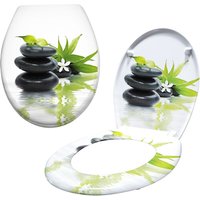 AUFUN WC Sitz Toilettendeckel Toilettensitz Universal mit Absenkautomatik, hochwertige Qualität und Schnellbefestigung, viele bunte Motive, WC Deckel AUFUN WC Sitz Toilettendeckel Toilettensitz Universal mit Absenkautomatik, hochwertige Qualität und Schnellbefestigung, viele bunte Motive, WC Deckel von AUFUN