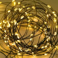 120M led Lichterkette aus Kupferdraht, 1200 LEDs, 8 Modi Wasserdicht IP44, mit Stecker und Fernbedienung Timer, ideal für Weihnachtsdeko, Innen, von AUFUN