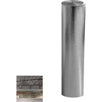 15㎡ Isolierfolie Dämmfolie Reflexionsfolie Heizung Alu Isoliertapete Aluminium Thermofolie Heizkörper-1x15m - Aufun von AUFUN