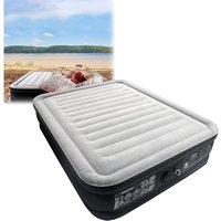 AUFUN Luftbett Aufblasbare Matratze mit Eingebauter Elektrischer Pumpe Selbstaufblasend Luftmatratze für Camping oder Heimgebrauch von AUFUN