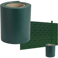 PVC-Sichtschutzstreifen: Grün, 65m lang inklusive 30 Stück Befestigungsclips - Perfekt für den Windschutz im Gartenzaun - Aufun von AUFUN