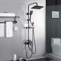 Augienb - Duschsäule Duschset Chrom Duschsystem Wasserhähne Verstellbares Duschset von AUGIENB