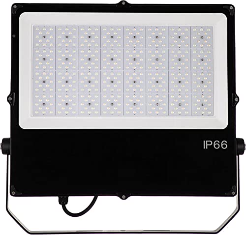 AML Flutlichtstrahler FLP2 dimmbar - LED Strahler mit hochwertigem Mean Well LED-Treiber, IP66 klassifiziert, LED Scheinwerfer, für Innen- und Außenbereich (5.700K (tageslichtweiß), 300W) von August Müller Lichttechnik AG