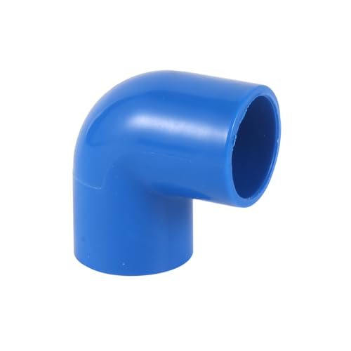 AUHOAZ Blauer 20/25/32 mm PVC-Rohrverbinder, gerader Winkel-T-Stück, Kreuz-Wasserrohr-Adapter, 3/4/5-Wege-Verbindung, for Garten, Obstgarten, Bewässerung (Color : Elbow Joint, Size : ID 25mm) von AUHOAZ
