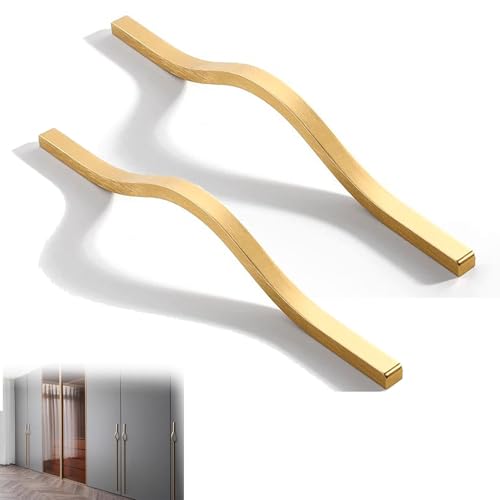AUJLKJOUV 2 Stück Küchen Schrank griffe,Möbelgriffe Bogengriffe Aluminiumlegierung Schubladengriffe Sideboards Nachttische Türgriffe für Schlafzimmer Möbel von AUJLKJOUV