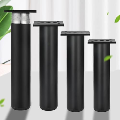 AUJLKJOUV 4 Stück Schwarz Aluminiumlegierung TV-Schrank Möbelfüße Verstellbar,Schrankbeine Einfachen Montage Möbelfuss Schrankfüße für Badezimmer,Küche,DIY Tisch mit Schrauben AUJLKJOUV 4 Stück Schwarz Aluminiumlegierung TV-Schrank Möbelfüße Verstellbar,Schrankbeine Einfachen Montage Möbelfuss Schrankfüße für Badezimmer,Küche,DIY Tisch mit Schrauben von AUJLKJOUV