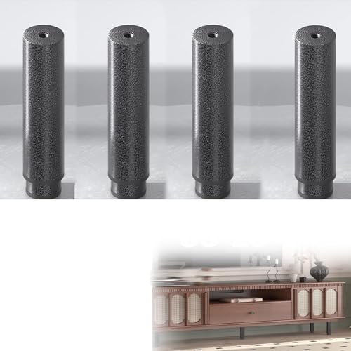 AUJLKJOUV 4 Stück Verstellbar Metall Möbelbeine Einziehbare Möbelfüße Bettbein Ersatzfüße Couchtischbeine für Sofa Couch Bett Ottomane TV-Ständer (10-15cm) von AUJLKJOUV