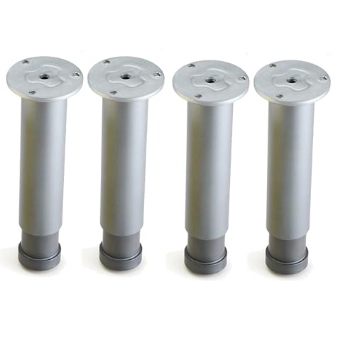 AUJLKJOUV 4 Stück runde Aluminiumlegierung Möbelfüße Ersatzbeine für Sofa,Metall Sofafuß Höhenverstellbar Tischbeine Nachttische Füße AUJLKJOUV 4 Stück runde Aluminiumlegierung Möbelfüße Ersatzbeine für Sofa,Metall Sofafuß Höhenverstellbar Tischbeine Nachttische Füße von AUJLKJOUV