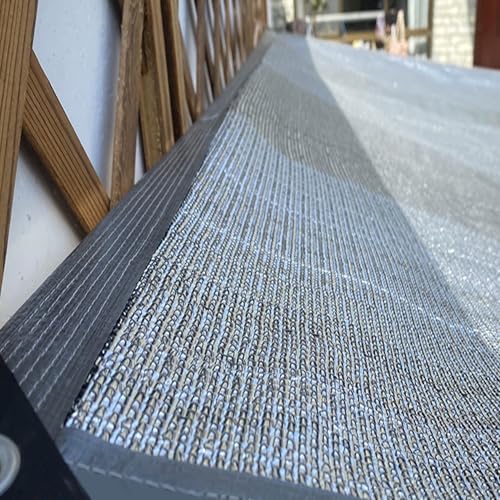 Aluminiumfolie Sonnenschutz Hitzebeständige Schattiernetz mit 85% UV-Schutz für Fenster,Auto,Garten,Balkon,Gewächshaus Robust & Leichte Installation Aluminiumfolie Sonnenschutz Hitzebeständige Schattiernetz mit 85% UV-Schutz für Fenster,Auto,Garten,Balkon,Gewächshaus Robust & Leichte Installation von AUJLKJOUV
