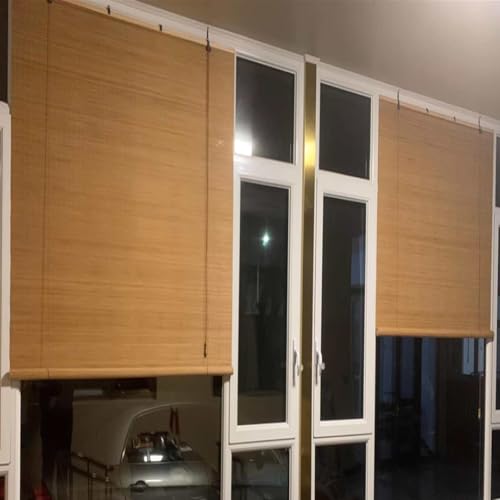 Bambusrollo Anpassbar,Roller-Bambus-Jalousien Natürliche Rollo Vorhang Sonnenschutz Outdoor Verdunkelungsrollos für Küche Fenster Korridor,Gazebo Bambusrollo Anpassbar,Roller-Bambus-Jalousien Natürliche Rollo Vorhang Sonnenschutz Outdoor Verdunkelungsrollos für Küche Fenster Korridor,Gazebo von AUJLKJOUV