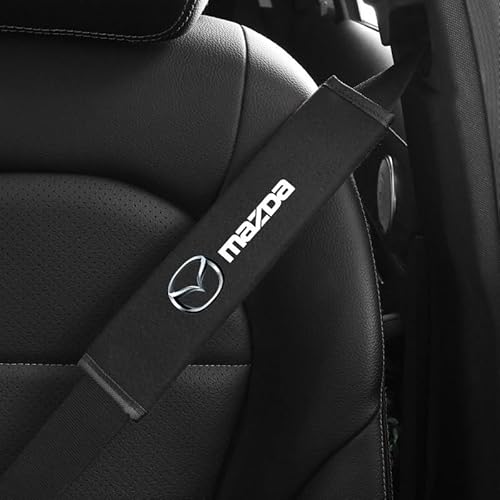 2 Stück Auto Sicherheits Gurtpolster, für Mazda MX-5 RF ND MX5 Abnehmbar Auto Gurtpolster Schoner Polster Atmungsaktiv Weicher Gurtpolster von AUJSHDH