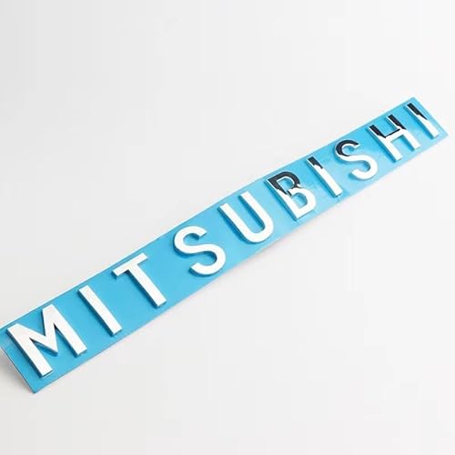 Auto Emblem, für Mitsubishi Eclipse Cross SUV 2018-2024 3D Buchstaben Auto Body Abzeichen Selbstklebende Aufkleber Front Motorhaube/Heckkoffer Abzeichen Aufkleber,A von AUJSHDH