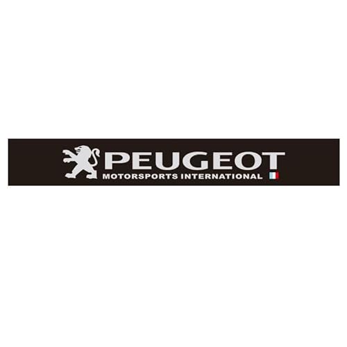 Auto Windschutzscheibe Aufkleber, für Peugeot 207 2009-2014 Auto Vorne Heckscheibe Windschutzscheibe Aufkleber Windschutzscheibe Banner Aufkleber von AUJSHDH