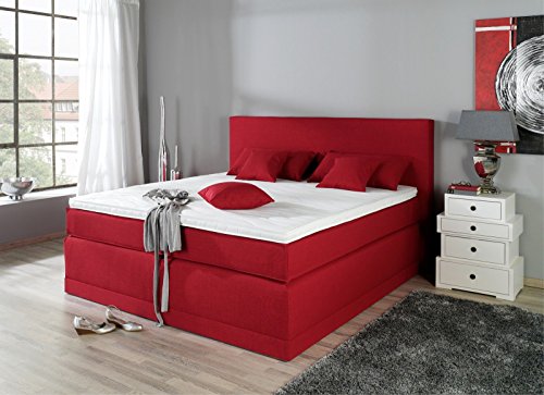 AUKONA Boxspringbett Maximus 180x200, Farbe wählen und ändern, 7 Zonen Taschenfederkern-Matratze, H2 H3 H4, Komfortschaum-Topper, Lieferung und Aufbau kostenlos von AUKONA