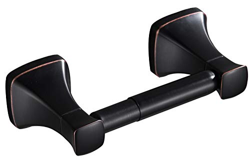 AUKTOPT AP1816 Toilettenpapierrollenhalter zur Wandmontage, modernes Badezimmer-Toilettenpapier, ölgeriebene Bronze von AUKTOPT