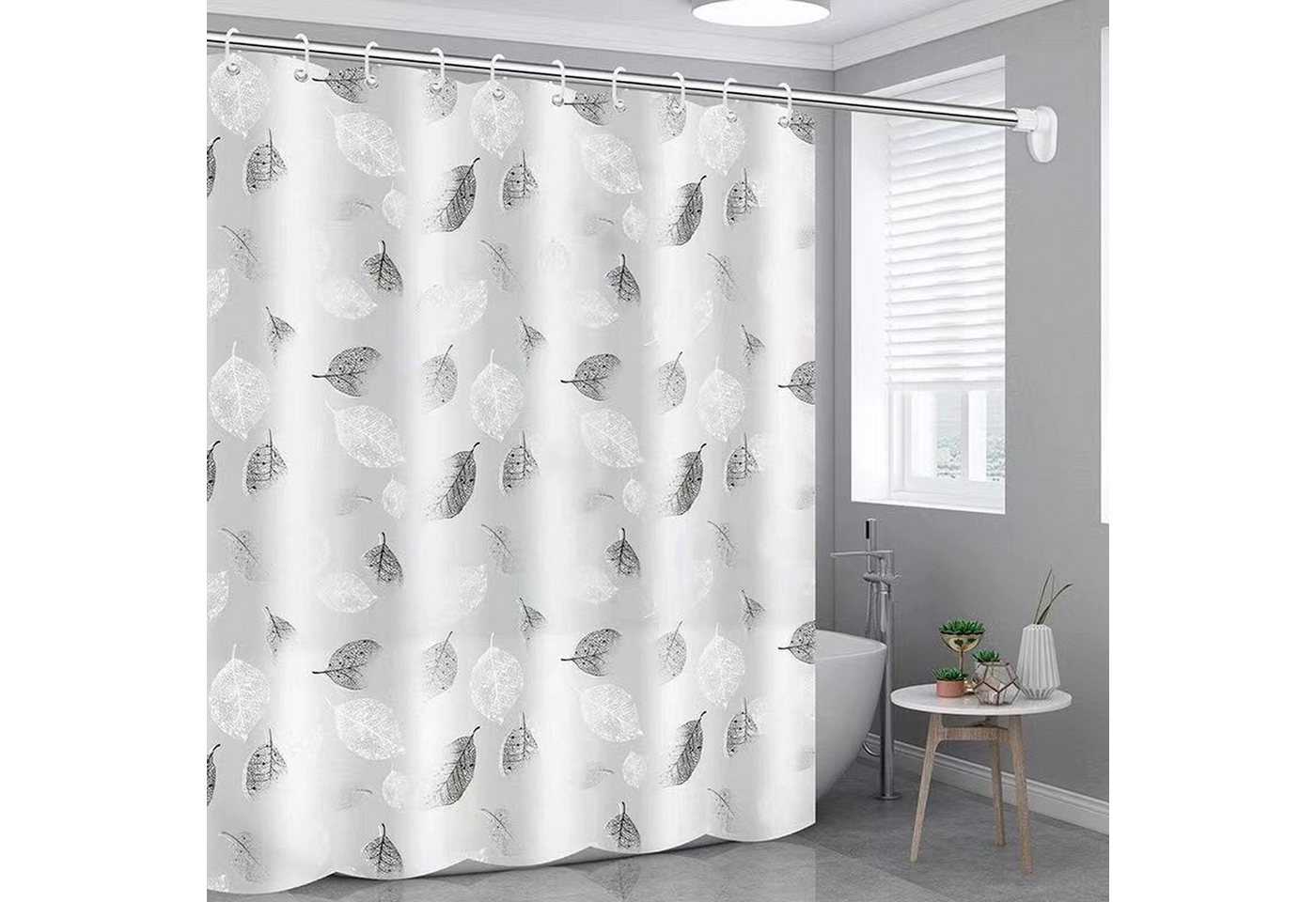 AUKUU Duschvorhang Einfacher Einfacher wasserdichter und schimmelfester, Duschvorhang für die BadezimmerduscheDuschvorhang Duschvorhang von AUKUU