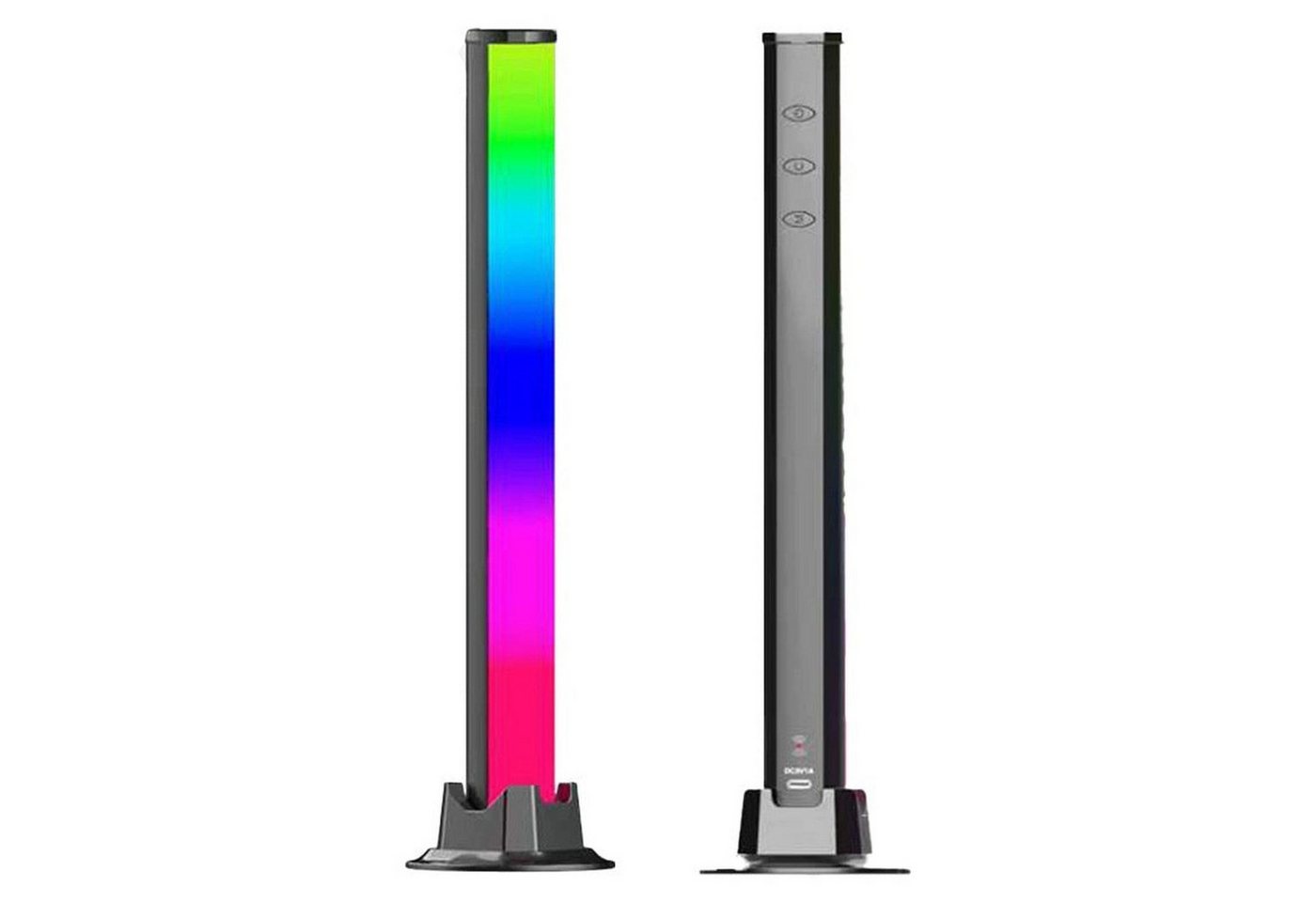 AUKUU LED Stripe Tonaufnahme Tonaufnahme Atmosphärenlampe Bluetooth gesteuerte, intelligente Schlafzimmer Atmosphärenlampe Desktop bunte Musik von AUKUU