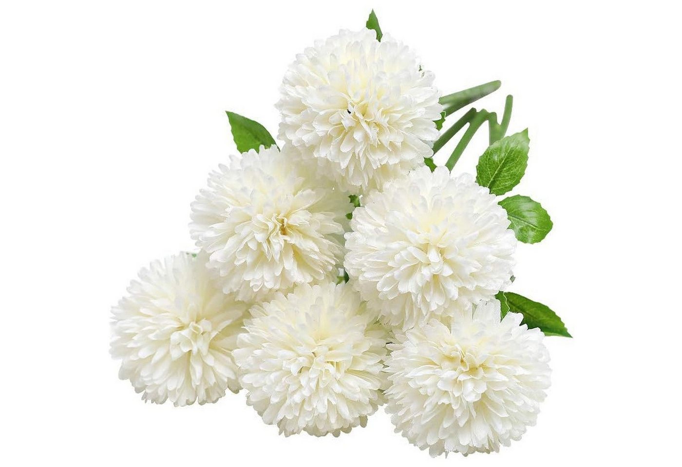 Kunstblumenstrauß Künstliche Künstliche Blumensimulation Hortensie Samtkugel, AUKUU, Chrysanthemen Kugelblume von AUKUU