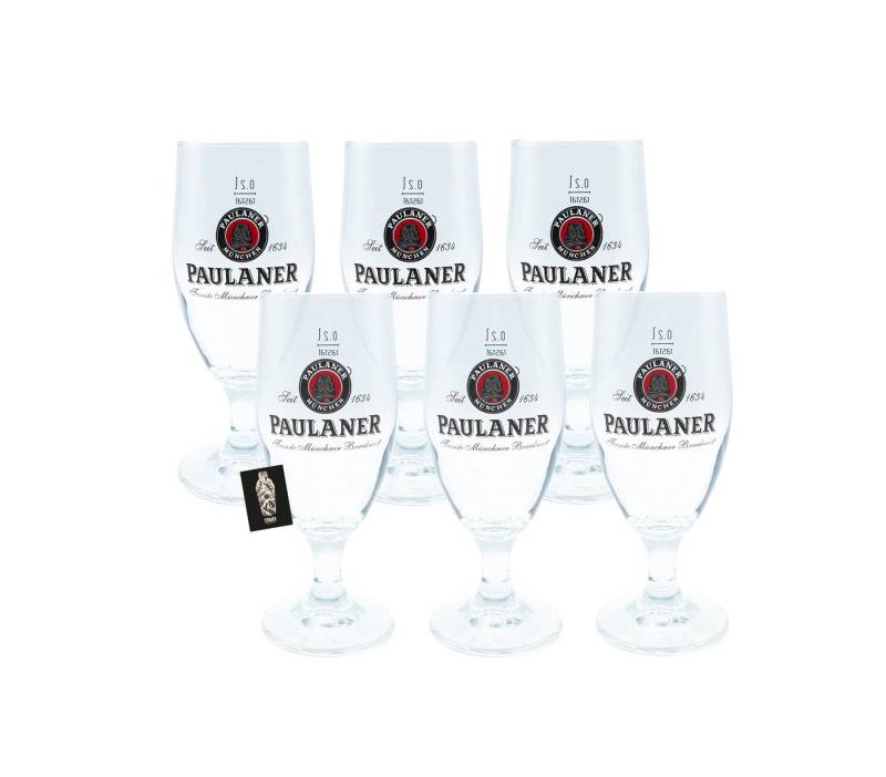 AULA Gläser-Set Paulaner 6er-Set Glas Gläser Set - 6x Gläser geeicht: 0,2L inkl. Mi AULA Gläser-Set Paulaner 6er-Set Glas Gläser Set - 6x Gläser geeicht: 0,2L inkl. Mi von AULA