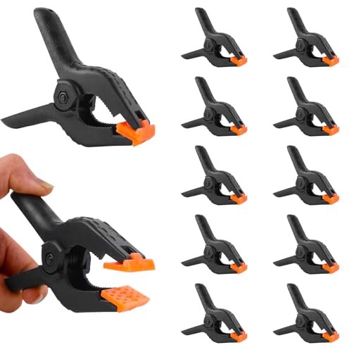 AUMAYCO 10 Stück klemmzwingen, 4.5 Zoll Hochleistungs Nylon Federklemmen, Kunststoff-Federklemmen mit Schnellgriff, Spannzwingen für für holzbearbeitung, photografie hintergründe, federzwinge schwarze AUMAYCO 10 Stück klemmzwingen, 4.5 Zoll Hochleistungs Nylon Federklemmen, Kunststoff-Federklemmen mit Schnellgriff, Spannzwingen für für holzbearbeitung, photografie hintergründe, federzwinge schwarze von AUMAYCO