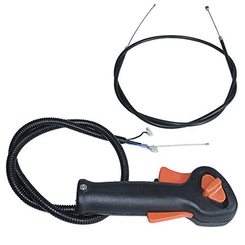 AUMEL 4137-180-1109 Gasgriff-Kabelschalter-Kit Passend für Stihl FS75 FS80 FS85 Trimmer-Freischneider. von AUMEL