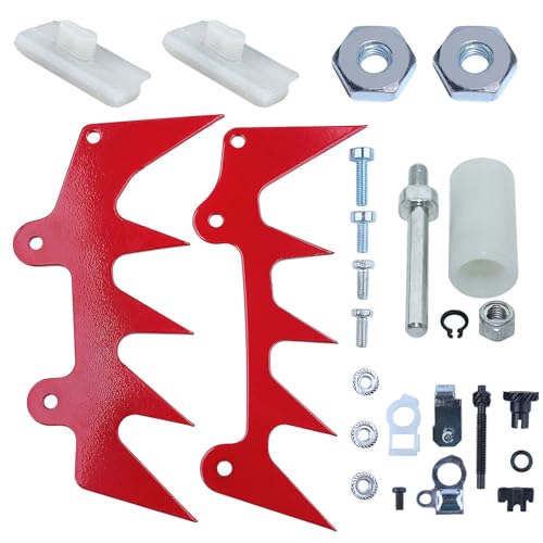 AUMEL Kettensäge Stoßstange Spike/Felling Dog Kit für Stihl MS660 MS460 MS440 066 046 044 mit Schraubensatz, Kettenfänger, Kettenblöcke für 1122 664 0508, 1122 664 0503 von AUMEL