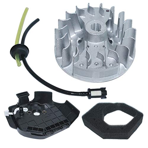 AUMEL Schwungrad Luftfilterabdeckung Kraftstoffleitung Tüllen Kit für Honda GX25 HHT25S Motor 31110-Z0H-003 ersetzen von AUMEL