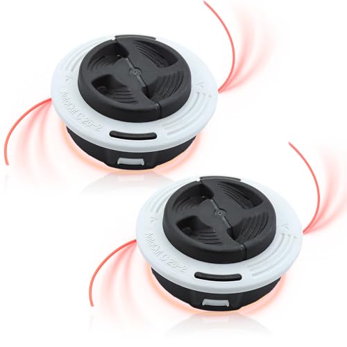 Aumel Trimmerkopf 2Stüke Mähkopf für Stihl Autocut C26-2 FS55 FS55R FS56 FS56RC FS70 FS80 FS85 FS90 FS90R FS91 FS94 FS110 FS120 FS130 FS131 FS131R FS240 FS250 zubehör Fadenkopf Schneidfadenersatzteile von AUMEL