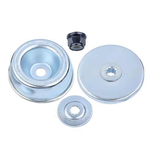 Laufteller Zubehör Kit für STIHL FS55 FS55R FS36 FS44 FS56 FS80 FS90 Motorsense, AUMEL Stoß Teller + Laufteller + Druckscheibe + Adaptermutter Freischneider Ersatzteile 4 in 1 von AUMEL