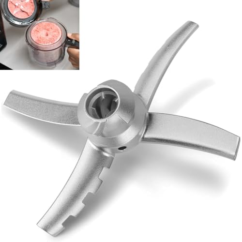 AUMUA Ersatzklinge Kompatibel mit Ninja CREAMi Deluxe Eismaschine NC501EU, Paddel Klinge Ersatzteile für Ninja Dessert & Ice Cream Maker NC500 NC500C NC501 NC501H Zubehör von AUMUA