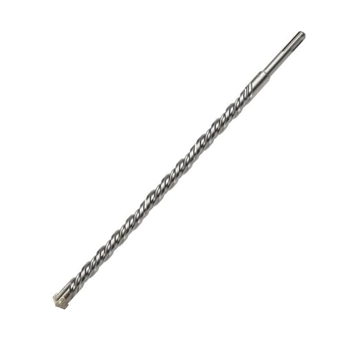 Bohrer-Set, 1 Stück 450 mm Länge SDS Plus Hammerbohrer 8 mm - 32 mm Durchmesser Mauerwerksbohrer Kreuzkopf-Hartmetallspitze Drehschlagbohrer for Ziegel, Stein und Beton(25mm x 450mm) von AUNANGLJSCS