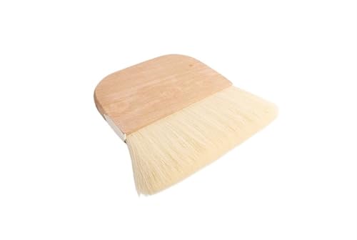 Pinsel mit Holzgriff, 8/10/12/14 Zoll großer Wandkunst-Pinsel Wollhaar-/Reihenpinsel Holzreinigungsbürste for die Gemälde Weiche Pinsel(10 Inches) von AUNANGLJSCS