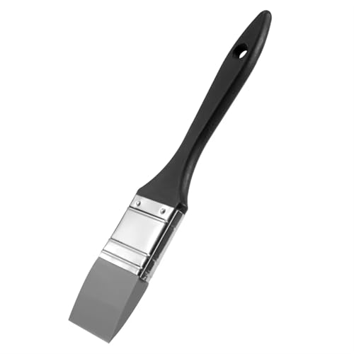 Pinsel mit Holzgriff, Breiter, fester, flacher Silikonpinsel, flexible Malwerkzeuge auf Acrylbasis, Pinsel(1.5 Inch) von AUNANGLJSCS