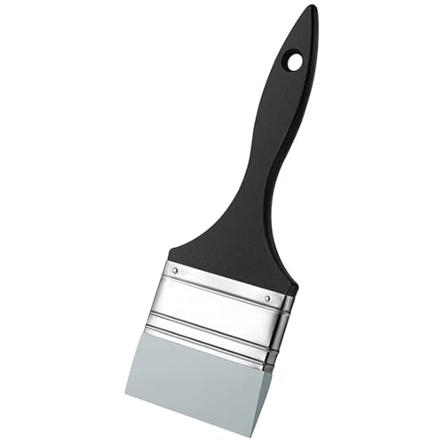 Pinsel mit Holzgriff, Breiter, fester, flacher Silikonpinsel, flexible Malwerkzeuge auf Acrylbasis, Pinsel(3 Inch) von AUNANGLJSCS
