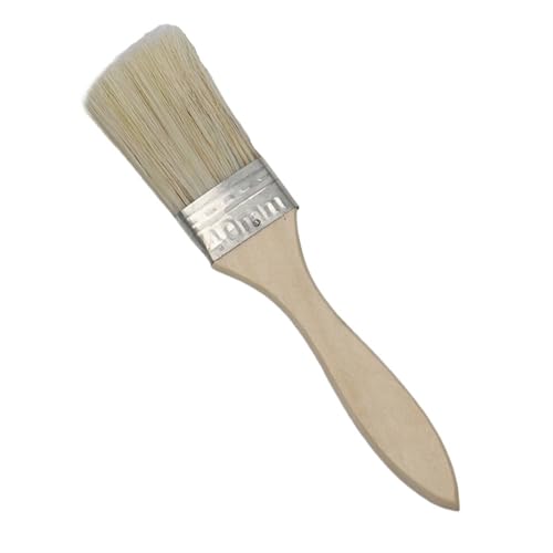 Pinsel mit Holzgriff, Farbe und Chip Pinsel Universalfarbe for Flecken Lacke Aquarell Holz Wand Möbel Reiniger(1.5 Inch) von AUNANGLJSCS