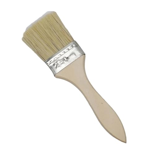 Pinsel mit Holzgriff, Farbe und Chip Pinsel Universalfarbe for Flecken Lacke Aquarell Holz Wand Möbel Reiniger(2 inch) von AUNANGLJSCS