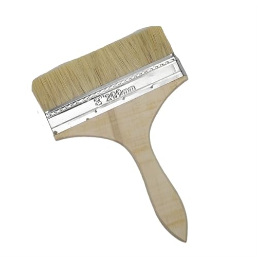 Pinsel mit Holzgriff, Farbe und Chip Pinsel Universalfarbe for Flecken Lacke Aquarell Holz Wand Möbel Reiniger(8 Inch) von AUNANGLJSCS