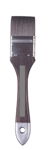 Pinsel mit Holzgriff, Imitation Kunsthaar Pro Künstler Gouache Öl Aquarell Pinsel Malwerkzeug Bambus Griff(1.5inch) von AUNANGLJSCS