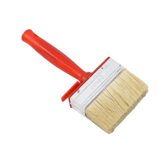 Pinsel mit Holzgriff, Industrieller Kunststoff-Beschichtungspinsel, langes Haar, Dekorations-Wandbürstenwerkzeug, leicht zu reinigende Pinsel(90mm,1pc) von AUNANGLJSCS