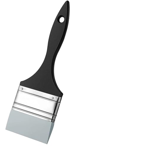 Pinsel mit Holzgriff, Silikon-Farbformerpinsel, breiter, fester, flacher Silikonpinsel, Malwerkzeug for Acryl- und Wasserfarben(1 Inch) von AUNANGLJSCS